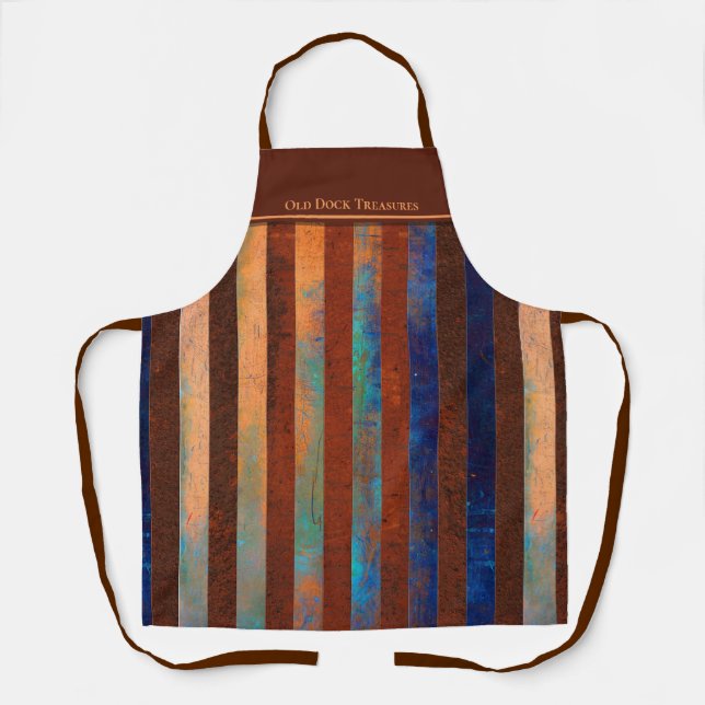 Delantal Old Dock Treasures Apron / Metal (Anverso)