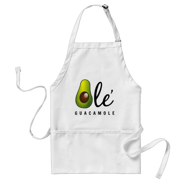 Delantal Ole Guacamole Aguacate Humor (Frente)