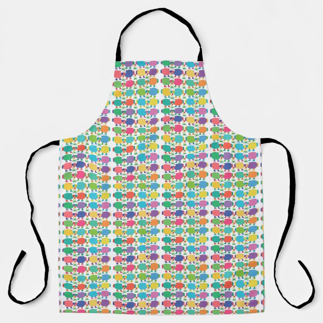 Delantal Oleadas en Hues Apron (Anverso)