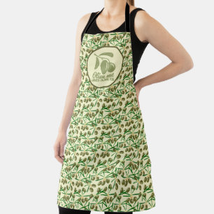 Delantal Olive Me Ama Olive You Funny Pattern Chef