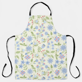 Delantal Olvídenme y flores de maíz