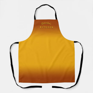 Delantal Ombre amarillo miel
