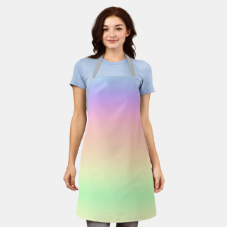 Delantal Ombre arcoiris