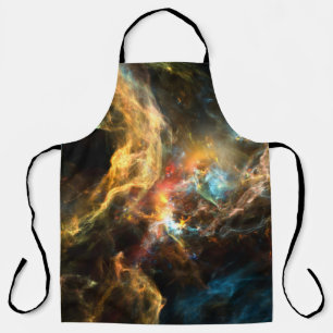 Delantal Once Upon a Space series. Diseño abstracto hecho d
