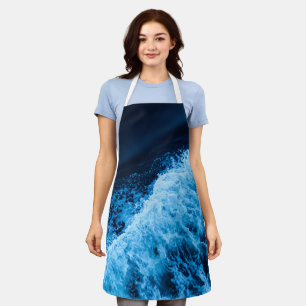 Delantal Ondas azules de bonito