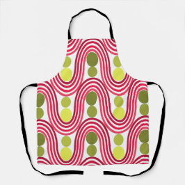 Delantal Ondas y círculos