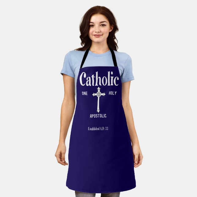 Delantal One Holy Catholic Apostolic Church Apron (Gastado)