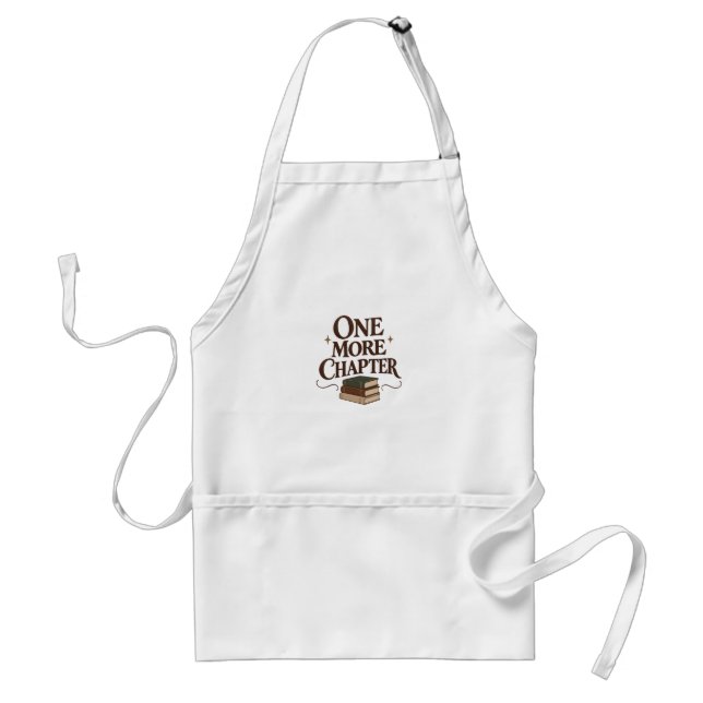 Delantal One More Chapter - Book Lover Reading Tee (Frente)