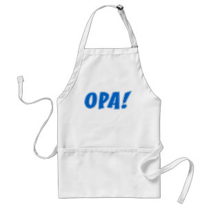 Delantal Opa Greek Celebration Apron