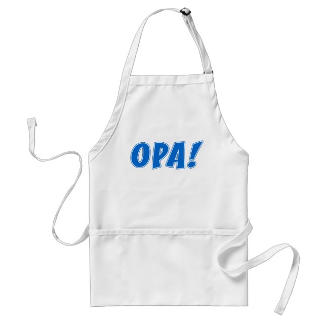 Delantal Opa Greek Celebration Apron (Frente)
