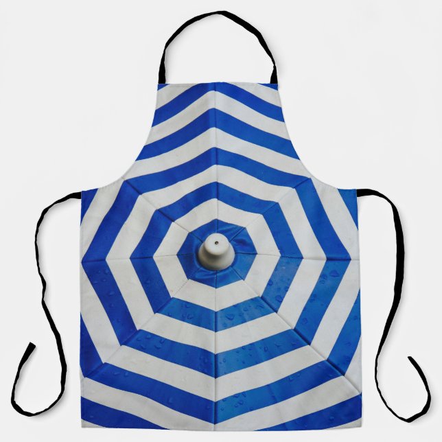 Delantal Opened striped umbrella (Anverso)