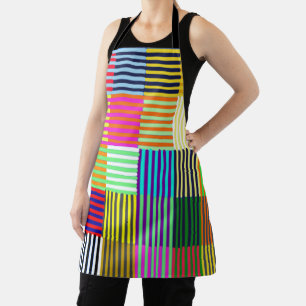 Delantal Óptica inspirada en Bauhaus