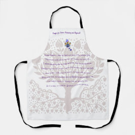 Delantal Oración por limpieza y alineación divina