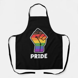 Delantal Orgullo alternativo Diseño de puño para la igualda
