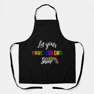 Delantal Orgullo de amor LGBT gana, somos queer y orgulloso