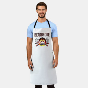 Delantal Orgullo de oso Barbacoa de oso Cool y divertido