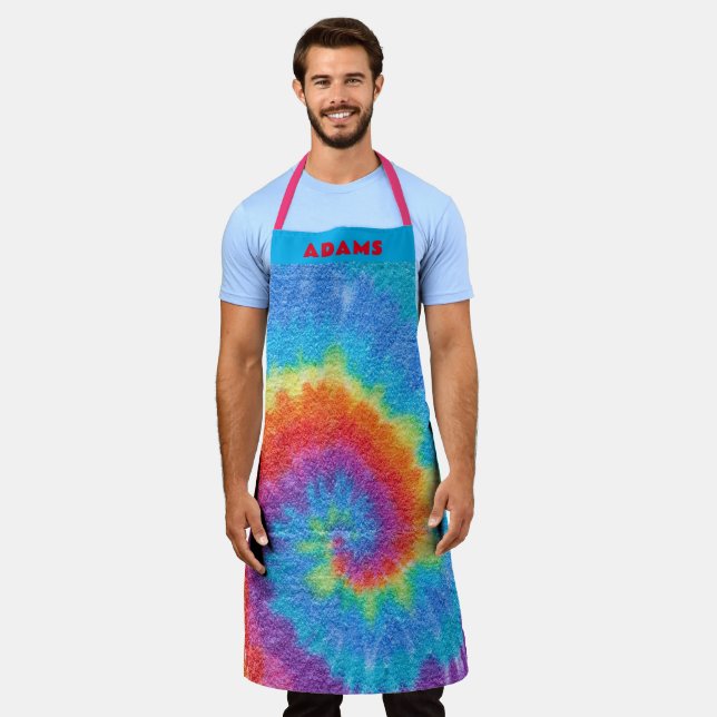 Delantal Orgullo gay LGBT Apron personalizado arcoiris (Gastado)