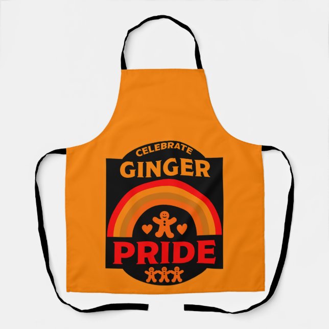 Delantal Orgullo Ginger Haired (Anverso)