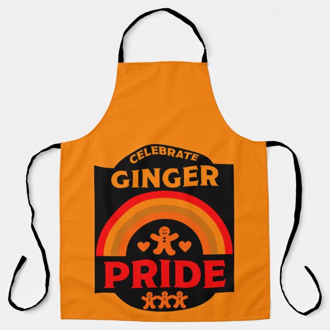 Delantal Orgullo Ginger Haired (Anverso)