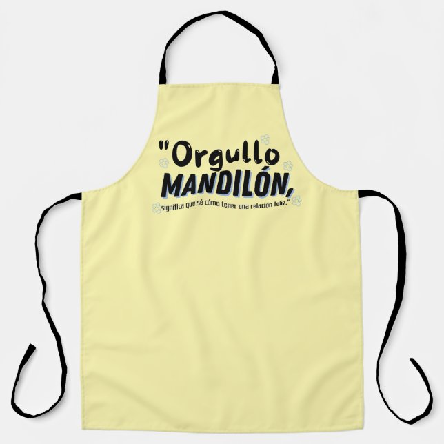 Delantal orgullo mandilón (Anverso)