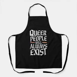 Delantal Orgullo queer Orgullo queer La gente queer siempre