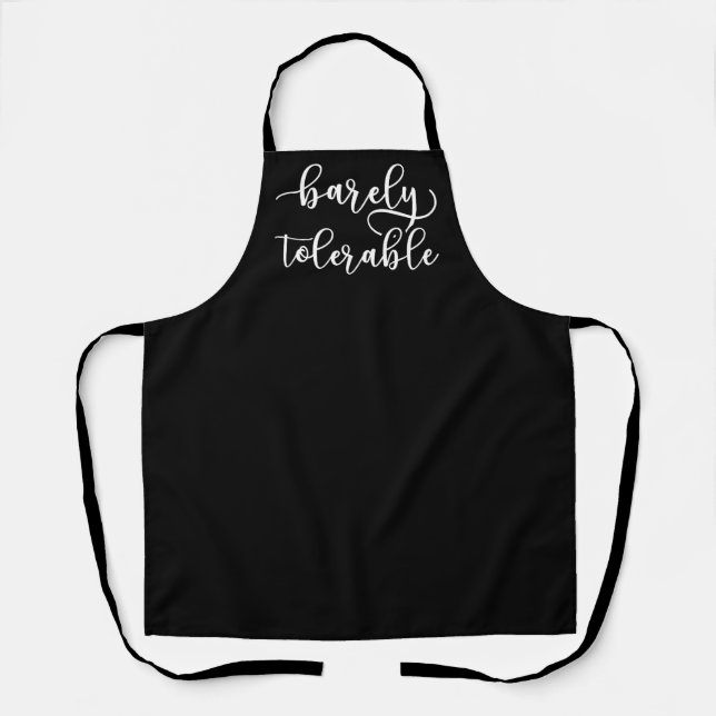 Delantal Orgullo Y Prejuicio - Apenas Tolerable (Anverso)