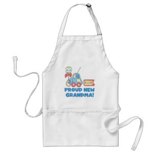 Delantal Orgullosa nueva abuela: es un niño, camisetas y re