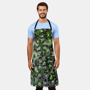 Delantal Orgulloso Groovy Trippy Grungy Funky Abstract Agén