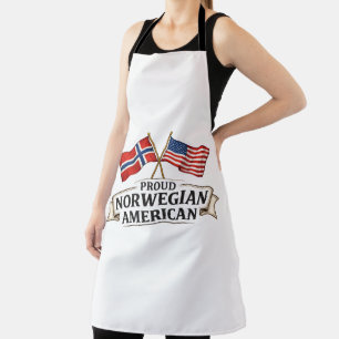 Delantal Orgulloso Noruego Americano