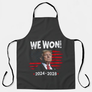 Delantal Orgulloso Presidente Maga Trump Ganó Día de Inaugu