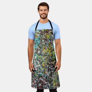 Delantal Orientado al amante del diseño de arte abstracto