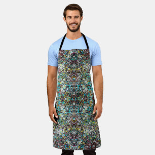 Delantal Orientado al amante del diseño de arte abstracto