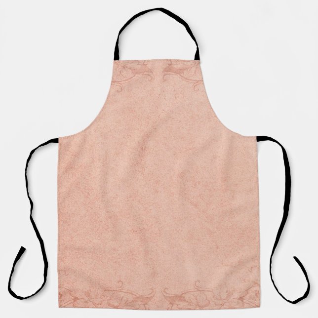 Delantal Ornamento de marco de papel de época (Anverso)