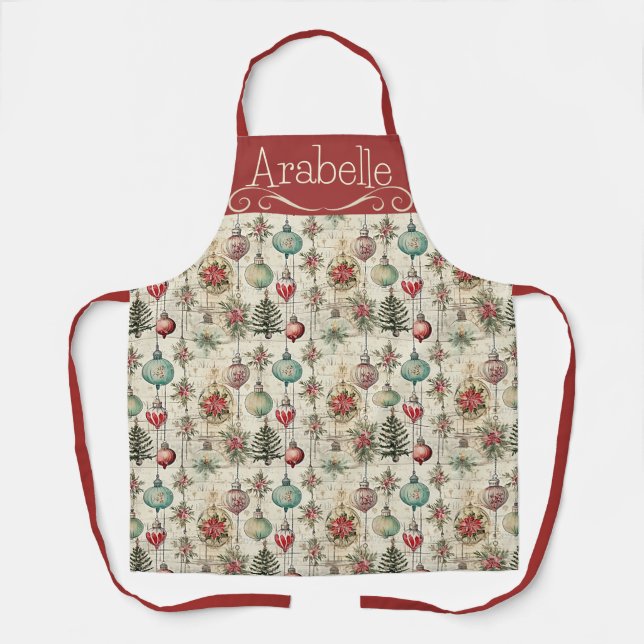 Delantal Ornamentos clásicos de época en Kitchen Apron (Anverso)