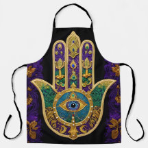 Ornate Gold Third Eye Hamsa