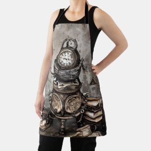 Delantal Ornate Steampunk Cauldron   Libros de ortografía y