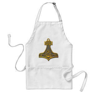 Delantal Oro martillo de Thor