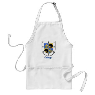 Delantal Ortega Family Shield Apron