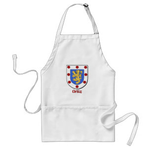Delantal Ortiz Family Shield Apron