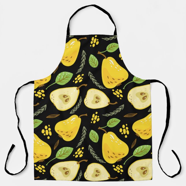 Delantal Osas dulces: diseño de fruta superficial (Anverso)