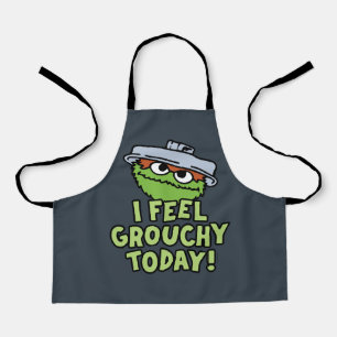 Delantal Oscar el Grouch   Hoy Me Siento Grouchy.