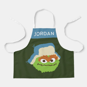 Delantal Oscar el rostro de Grouch Woodland   Añadir su nom