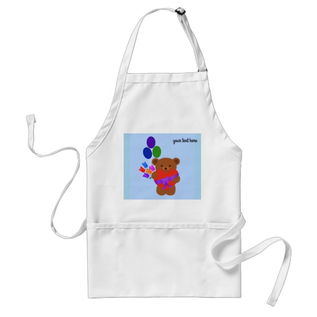 Delantal Oso de peluche #3 Apron (Frente)