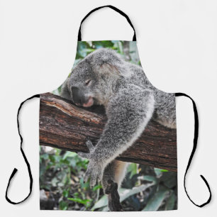 DELANTAL OSO KOALA DURMIENDO EN ÁRBOL
