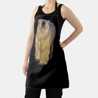 Delantal Oso Polar Apron Oso Arte Apron y Regalos de oso