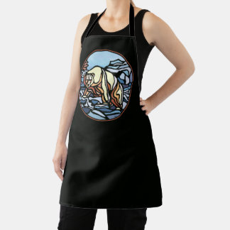 Delantal Oso Polar Aprons Aprons Tribal Bear Art