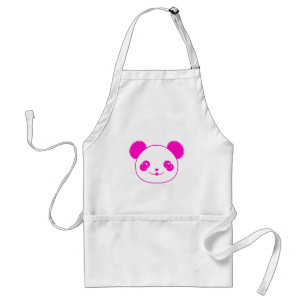 Delantal Oso rosa Kawaii Panda