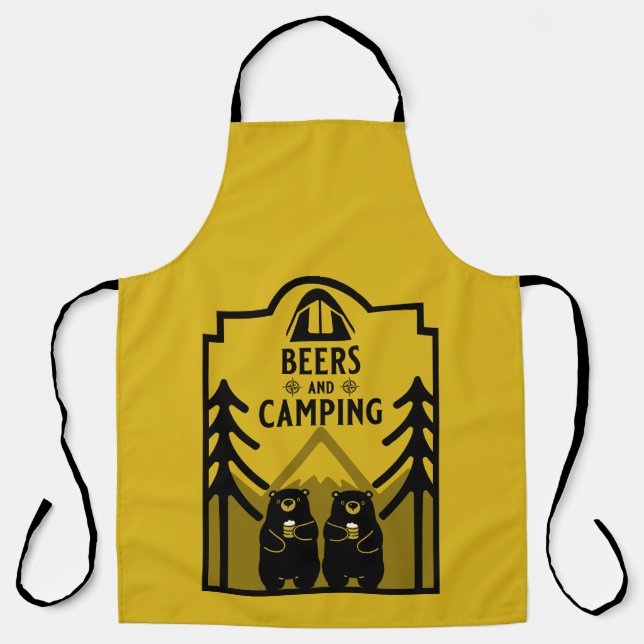 Delantal Osos Y Cerveza Canadá (Anverso)