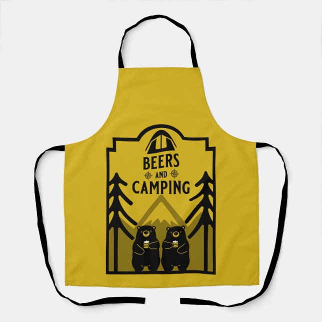 Delantal Osos Y Cerveza Canadá (Anverso)