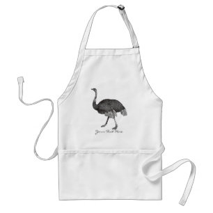 Delantal Ostrich vintage